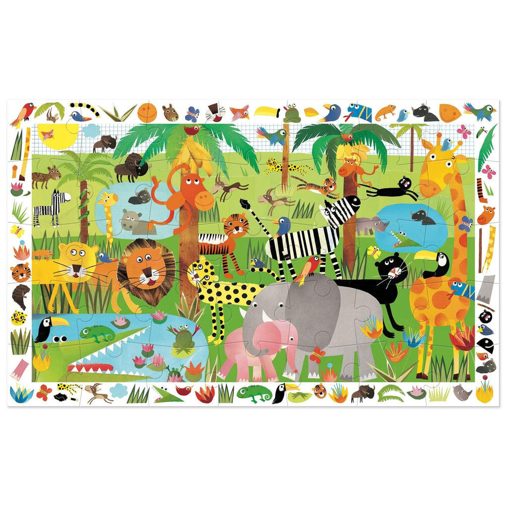 Djeco 35 Pieces Puzzle - Jungle