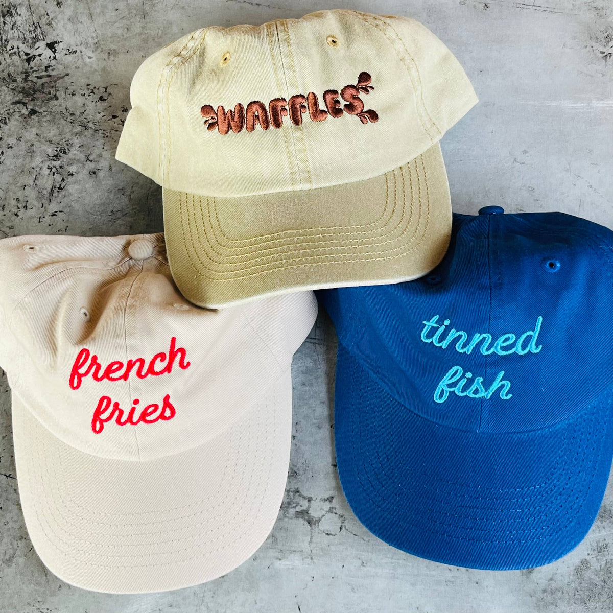 French Fries foodie Baseball Cap Dad Hat diner funny