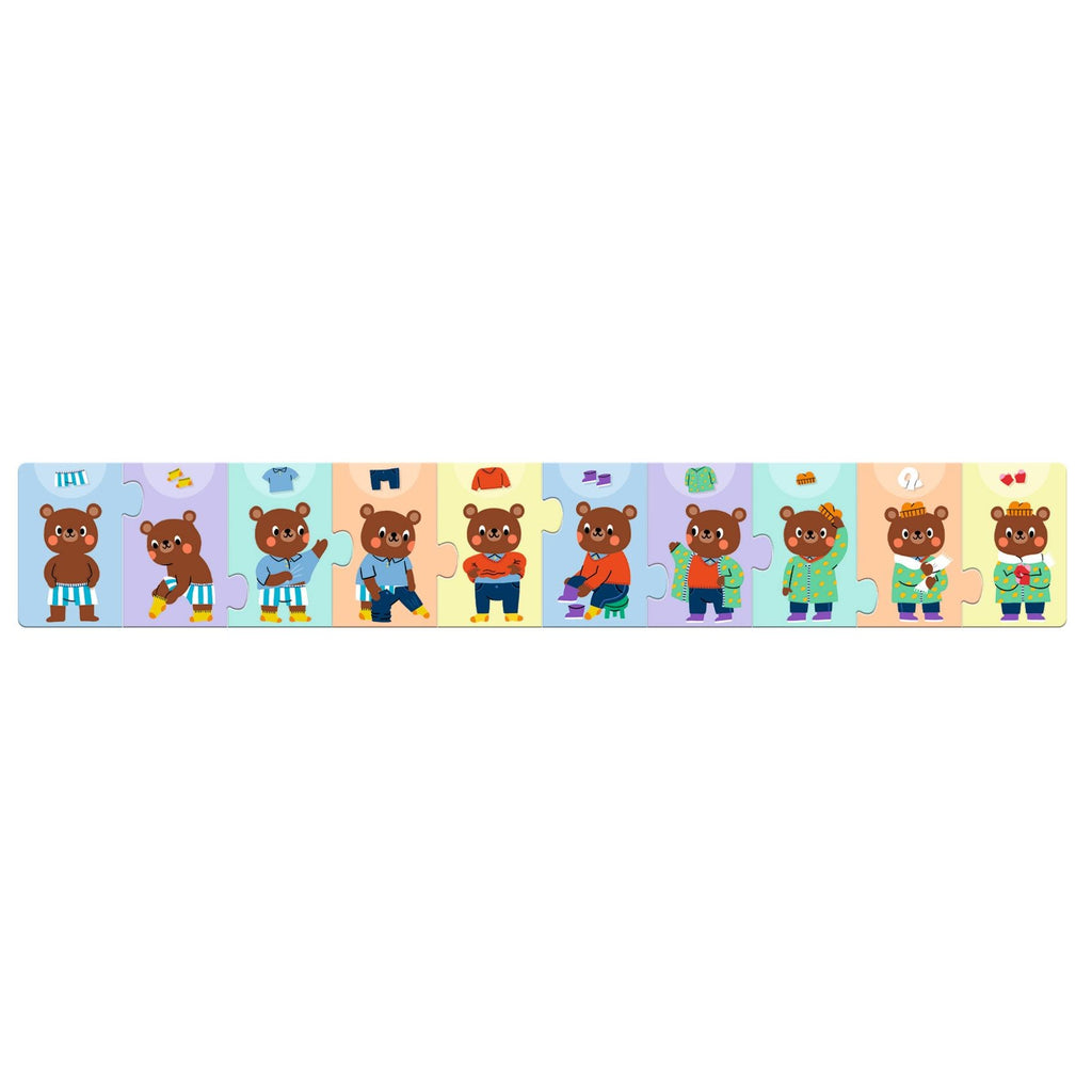 Djeco Teddy Dresses Up Puzzle Game