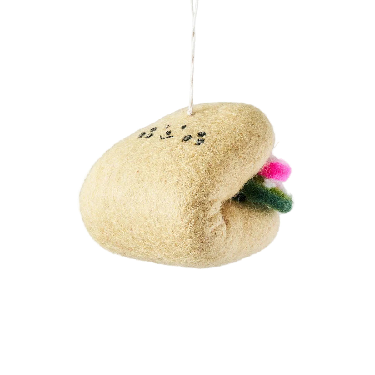 Bao Bun Hanging Felt Ornament