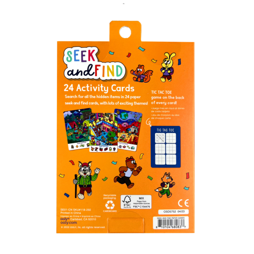 Ooly Activity Cards - Seek & Find Set of 24