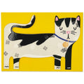 Black & White Cat Card