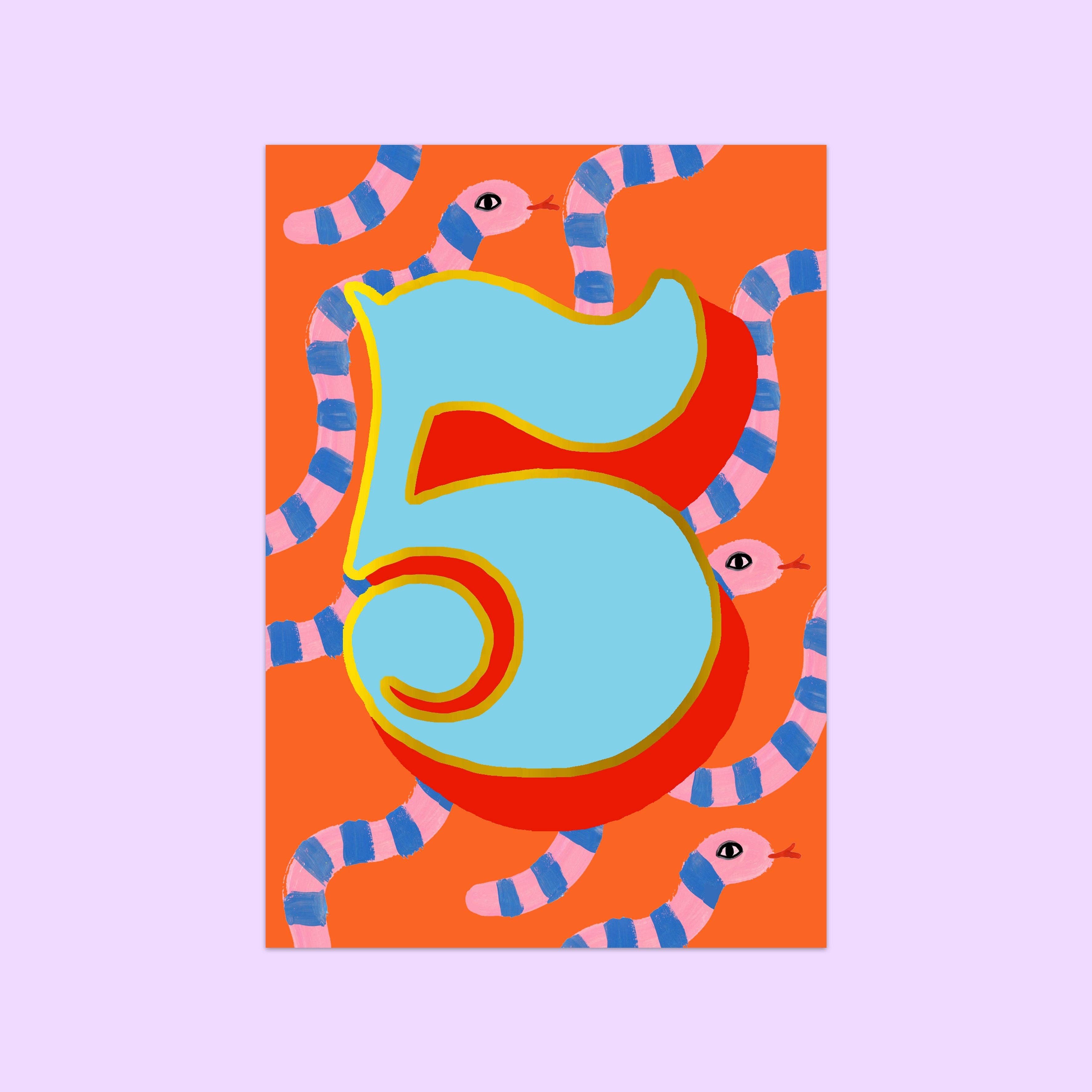 5th Birthday Card