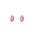 Anna + Nina Bonfire Hoop Earrings Gold plated
