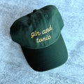 Gin and Tonic Baseball Cap Dad Hat summer Bar theme
