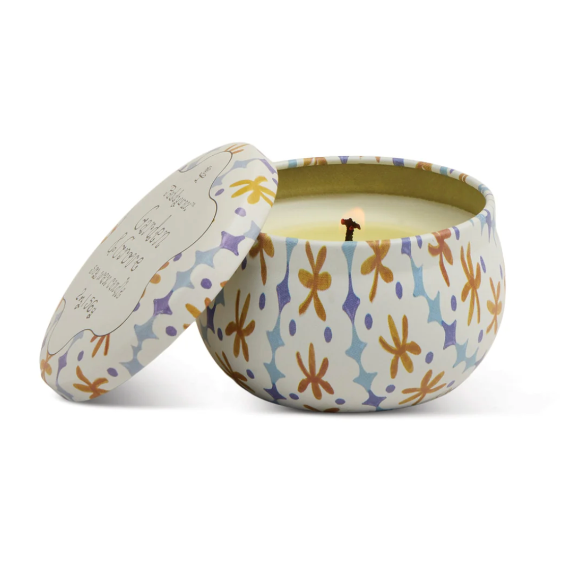 Paddywax Printed Tin Candle - Garden & Grove