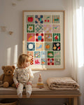 Cool Kids Alphabet, Children’s Art, ABC, Colourful, Nursery