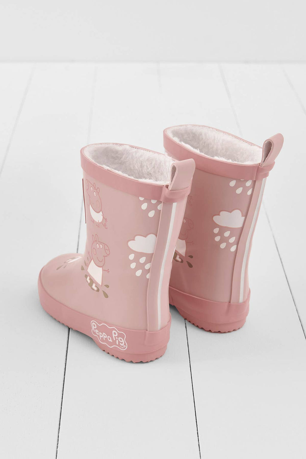 Grass & Air Peppa Pig Pink Colour-Changing Kids Wellies