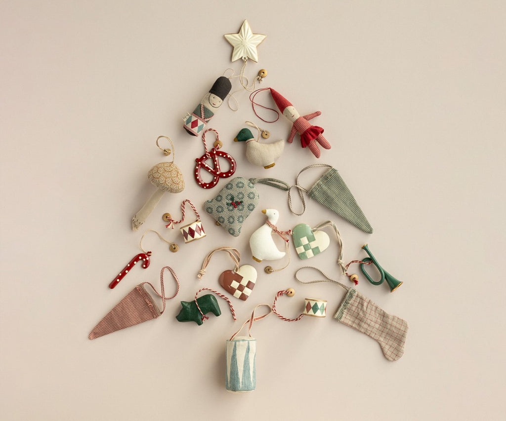 Maileg Metal ornament, Sugar cane - Dot