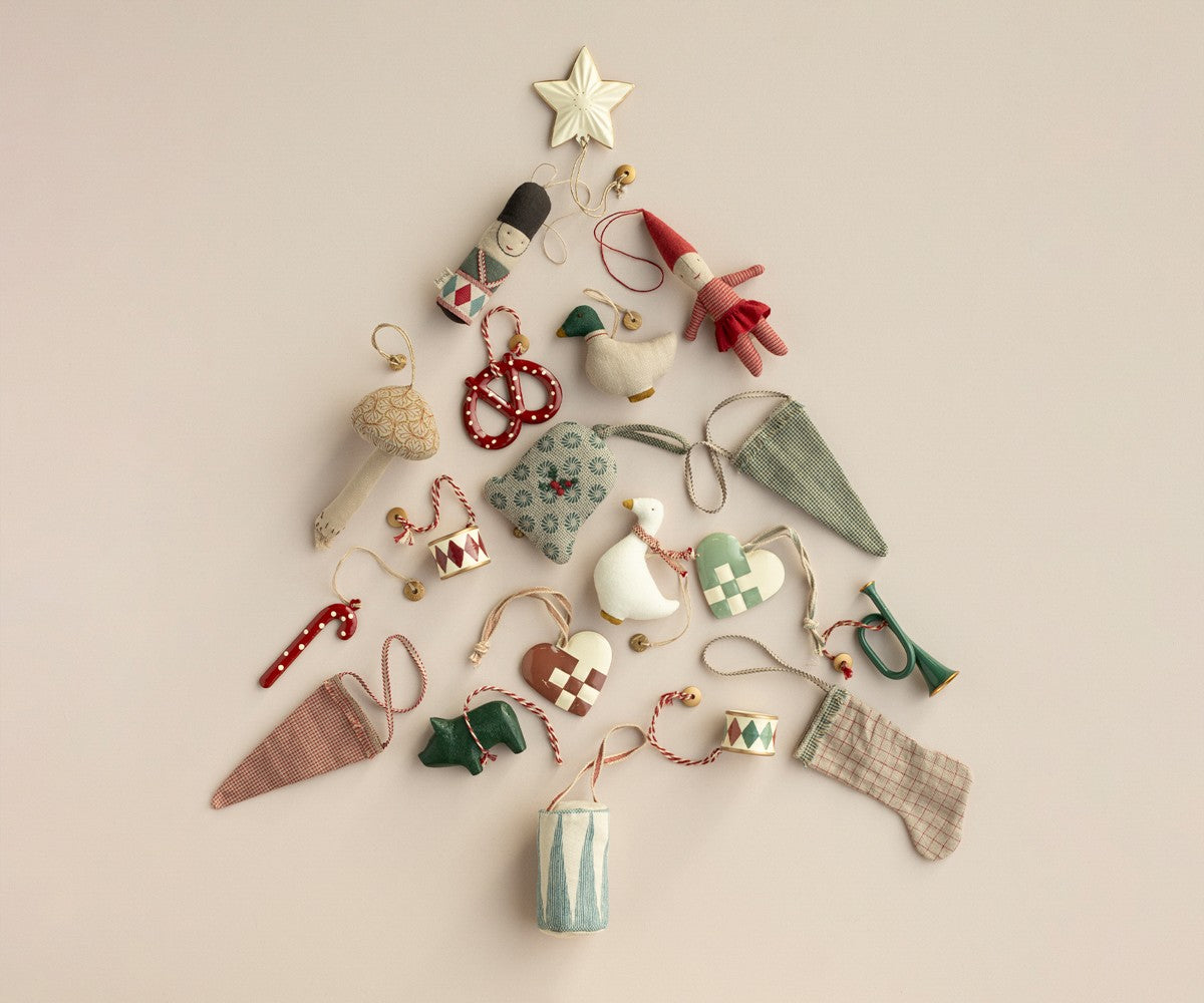 Maileg Metal ornament, Sugar cane - Dot