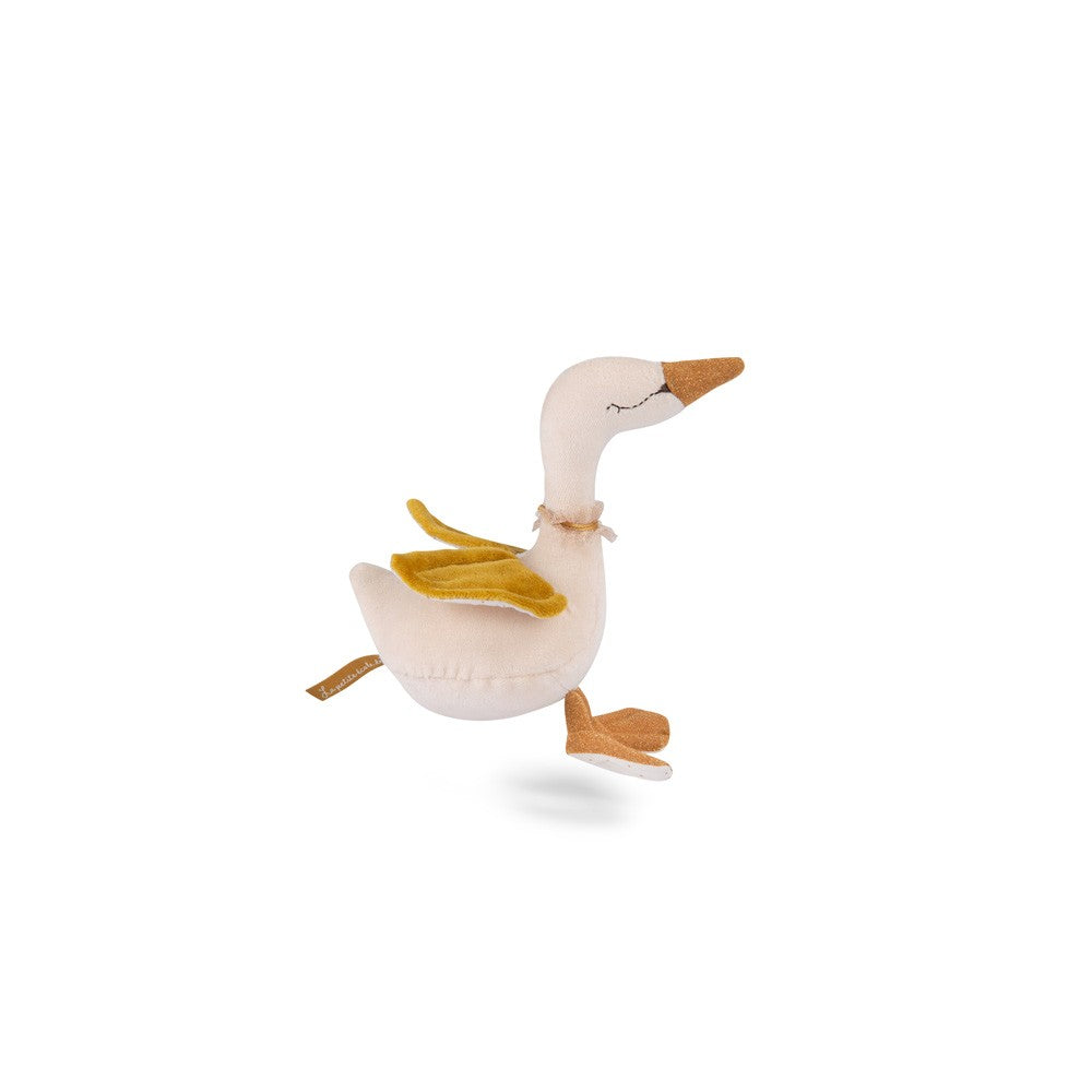 Moulin Roty Golden swan rattle - La Petite Ecole de Danse