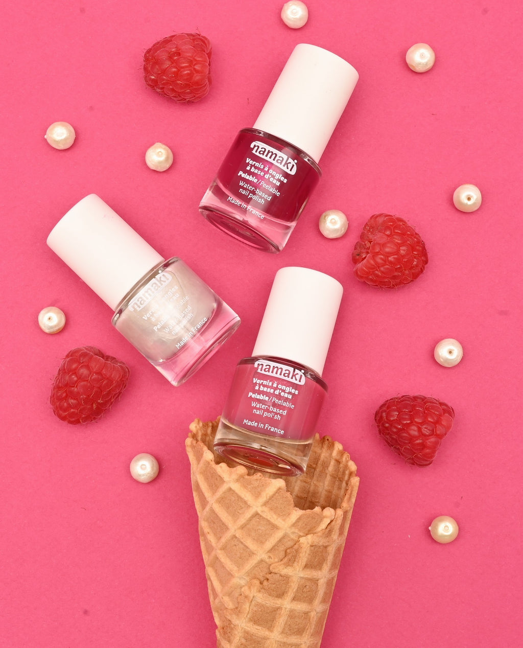 Namaki Nail Polishes - Set of 3 - Fruity Sorbet
