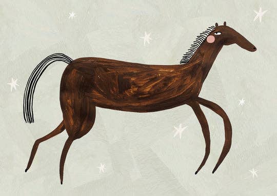 Yaya Studio - Horse Clipity Clop Art Print