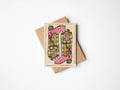 Fa la la la la, Christmas Festive Boots Foil Card