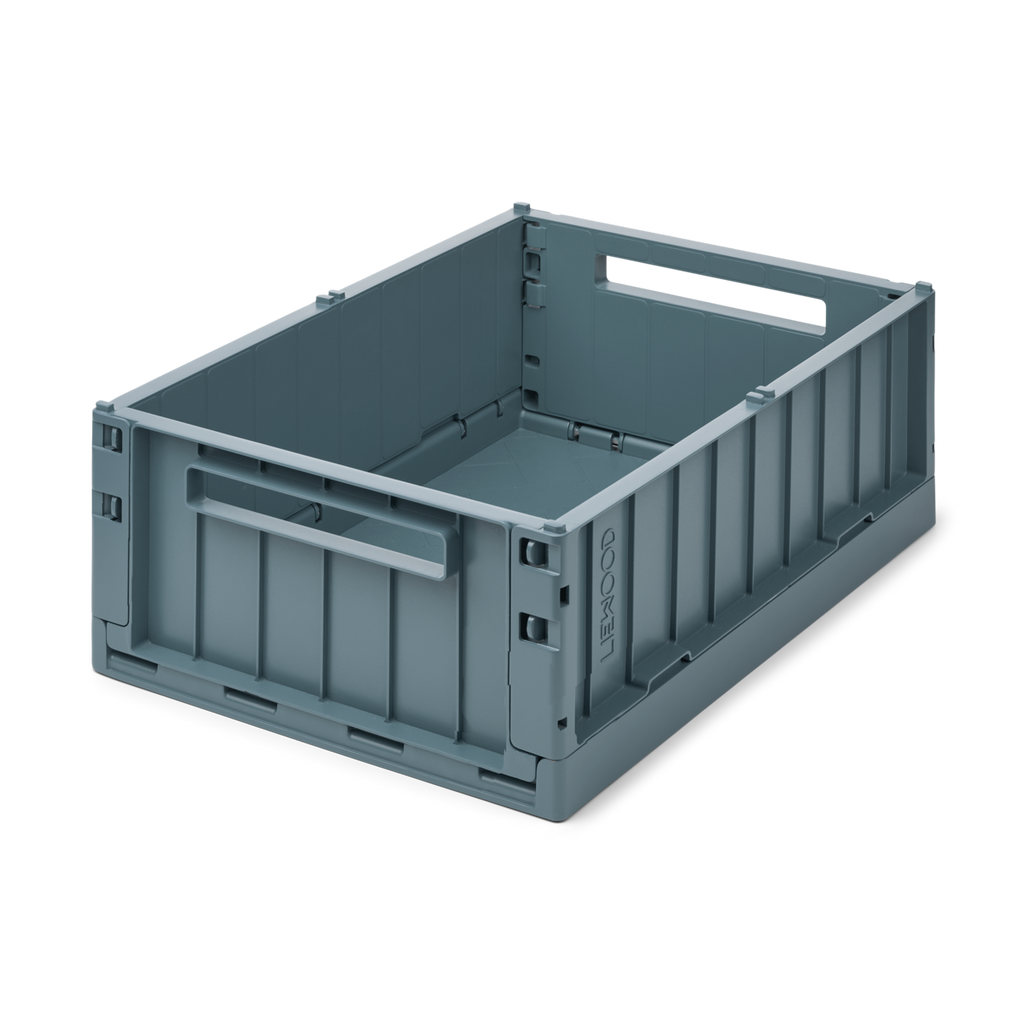 Liewood Weston Storage Box S 2 Pack - Whale Blue