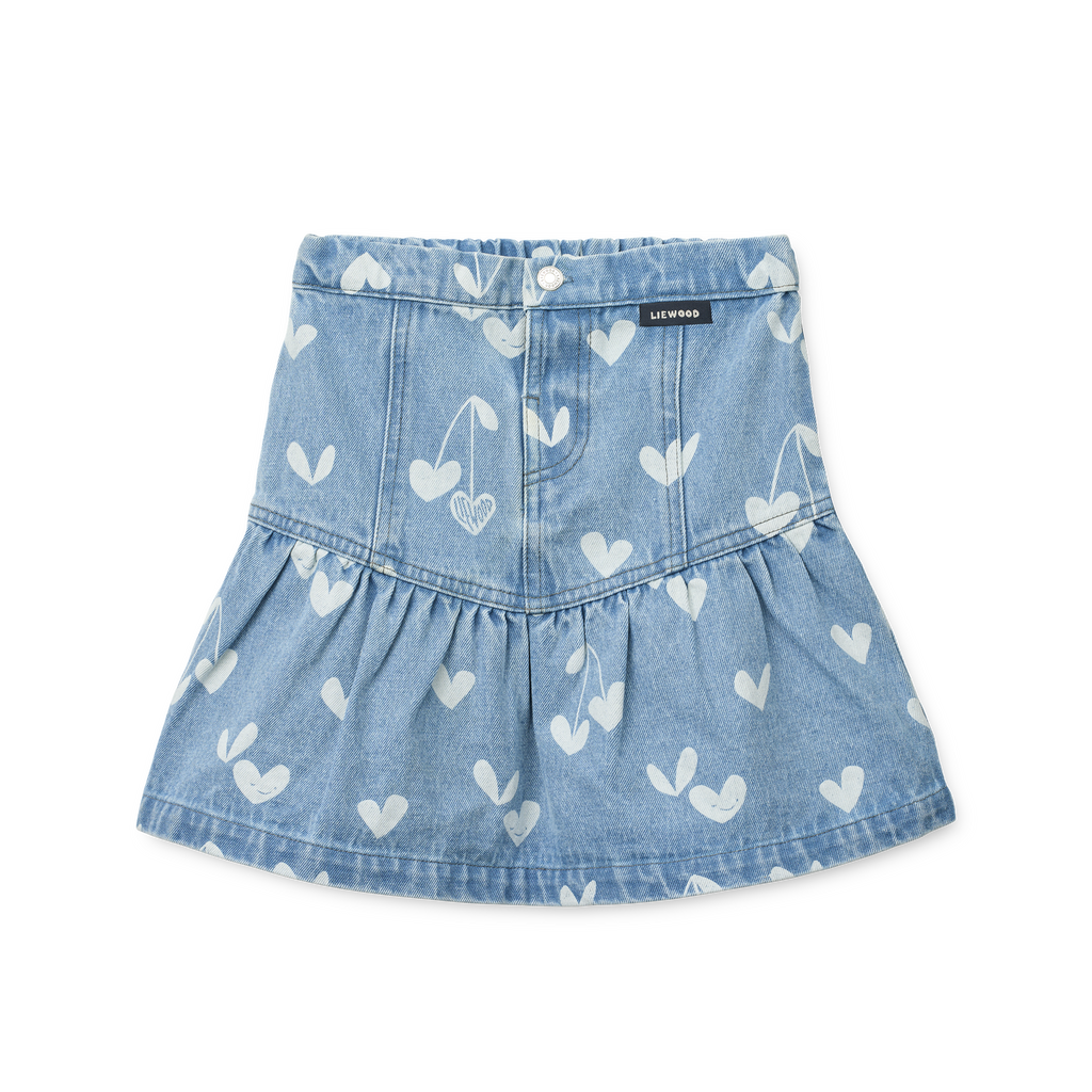Liewood Dayla Printed Denim Skirt
