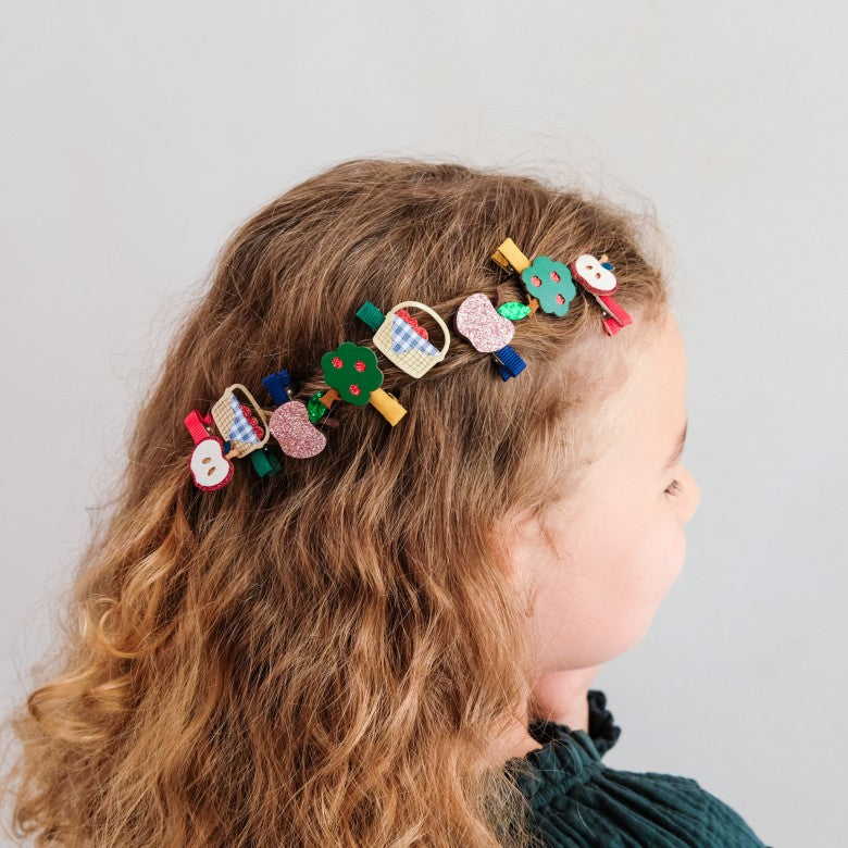 Mimi & Lula Apple harvest salon hair clips