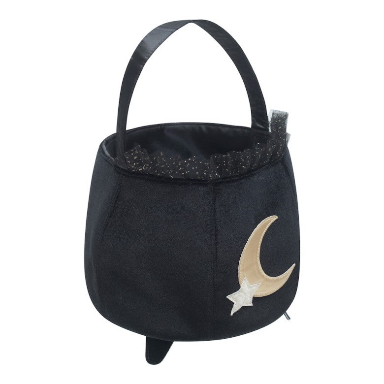Mimi & Lula Black Cauldron Trick or Treat Bag