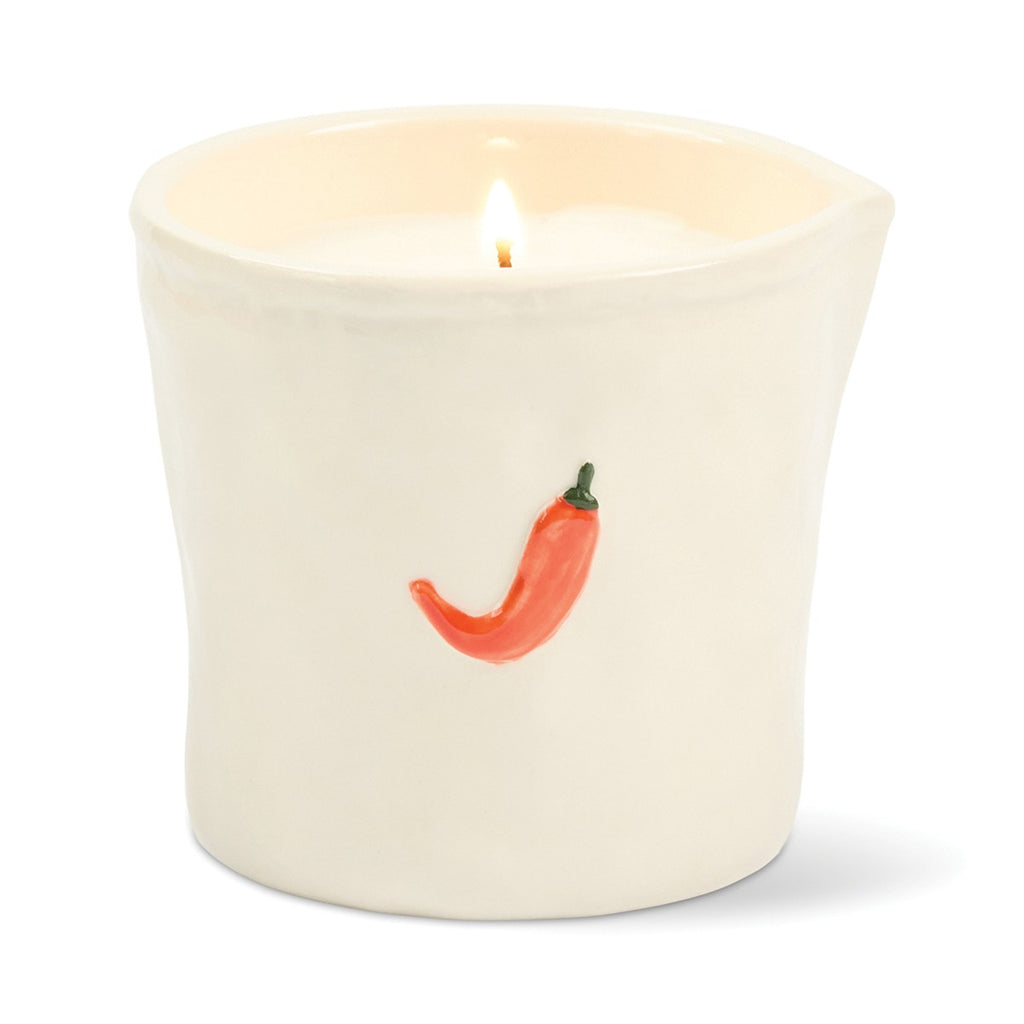 Paddywax Bistro 8oz/226g Piment Ceramic Candle - Chilli & Mango