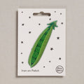 Peapod Embroidered Iron On Patch