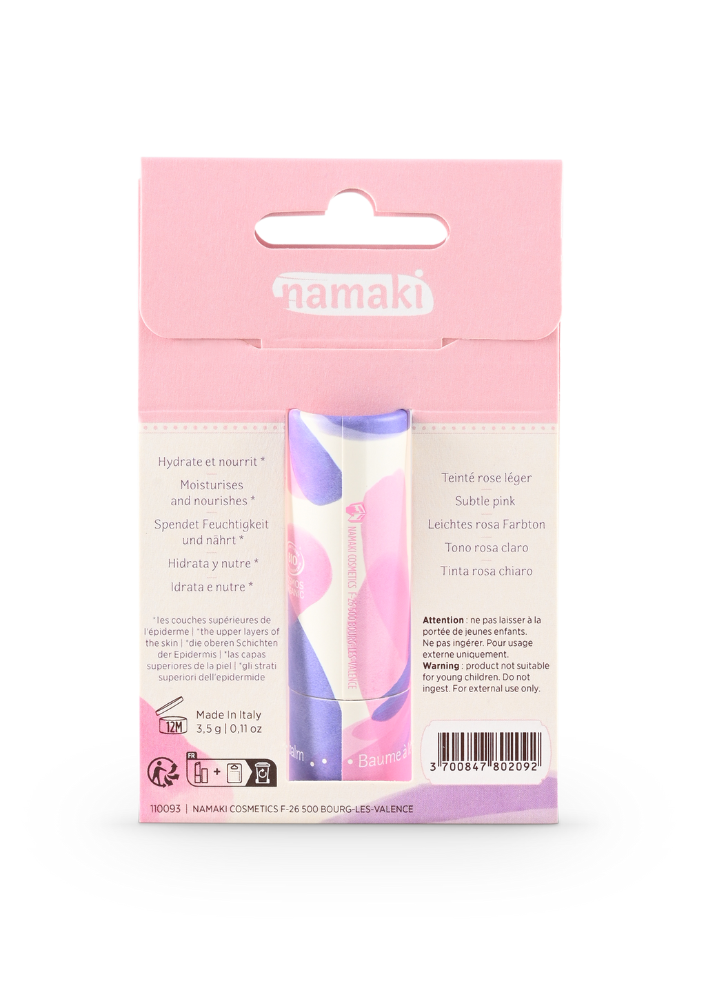 Namaki Lip Balm - Raspberry