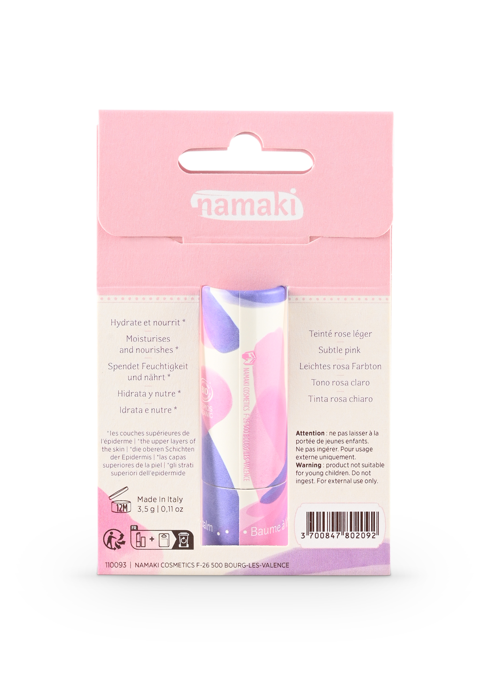 Namaki Lip Balm - Raspberry