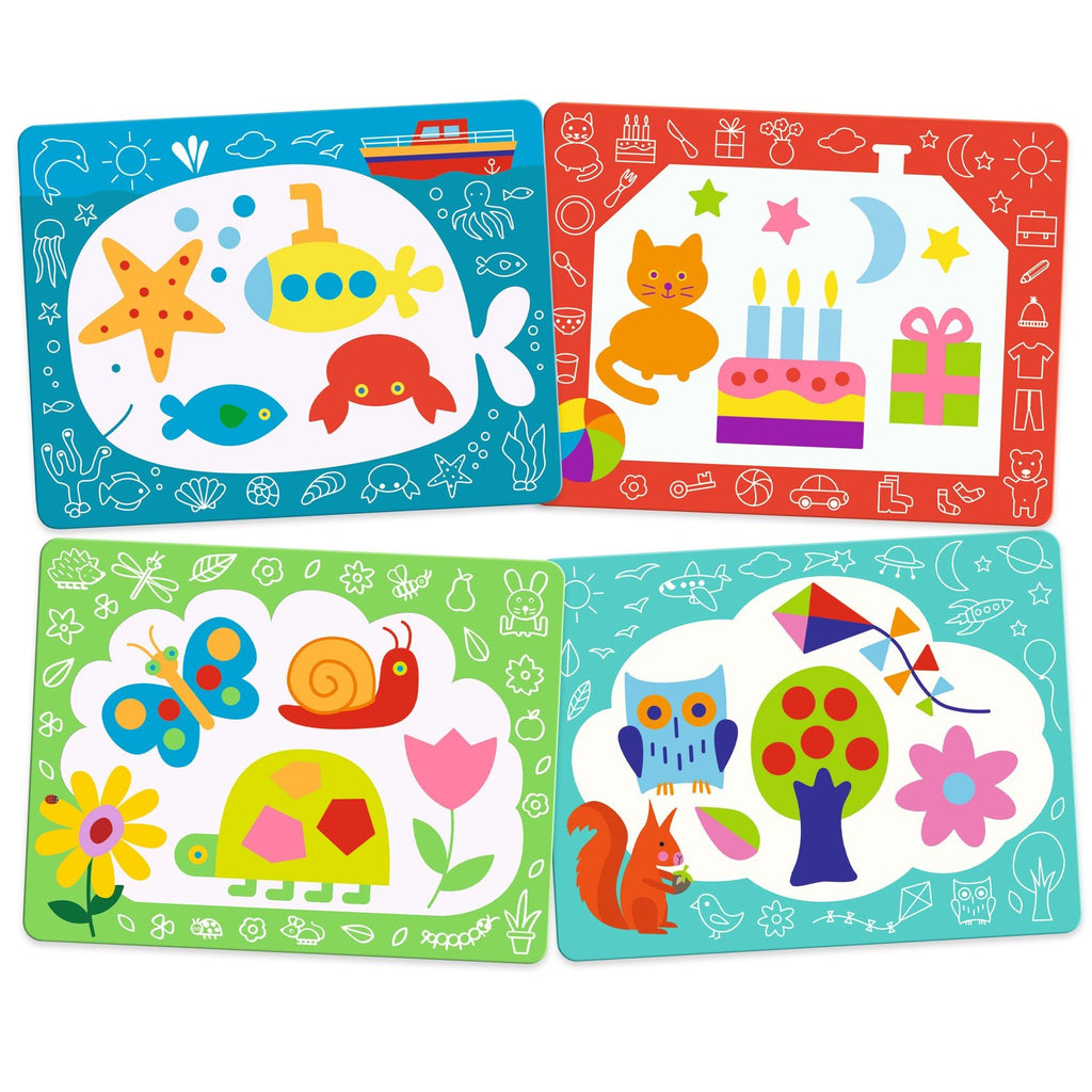 Djeco Magic Water Colouring Boards - Magic Scribbles