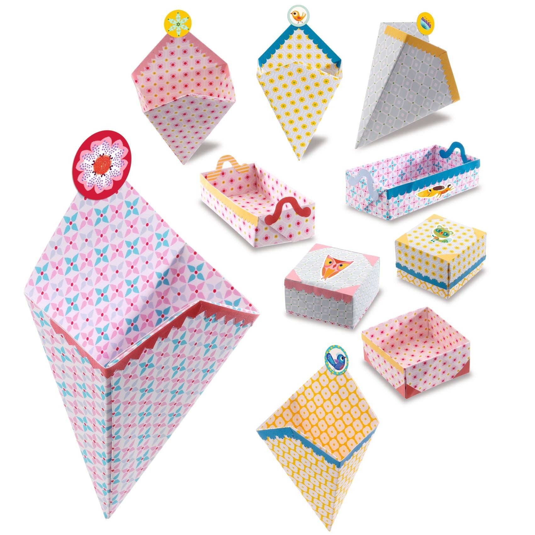 Djeco Origami Craft Set - Small Boxes