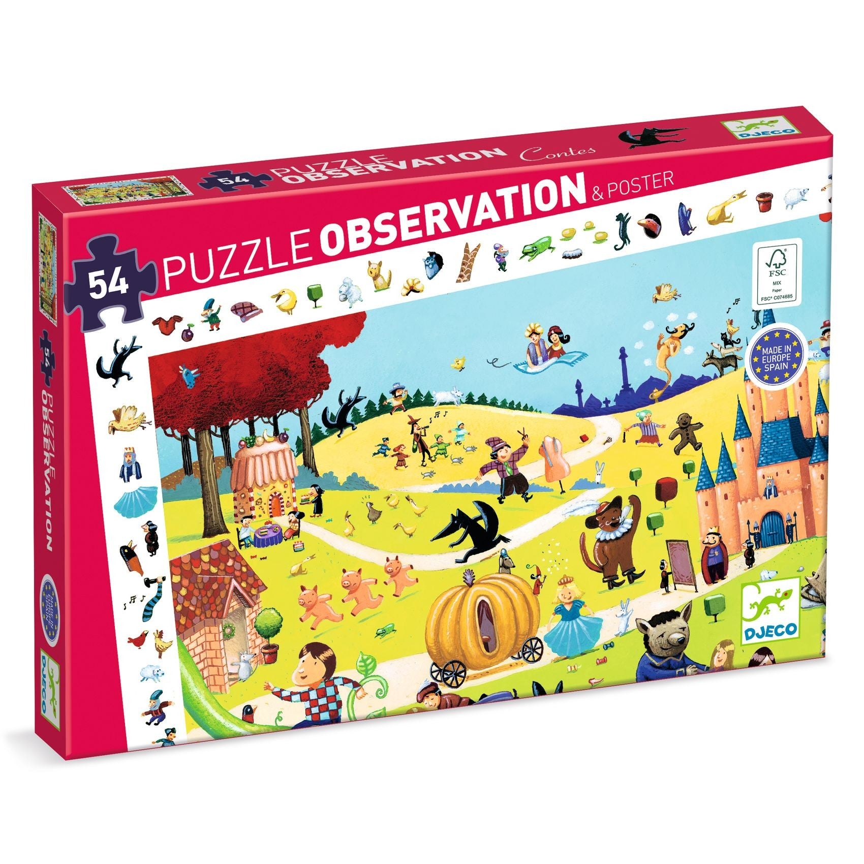 Djeco 54 Piece Tales Jigsaw Puzzle