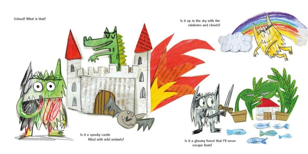 COLOUR MONSTER GOES TO SCHOOL (PB)