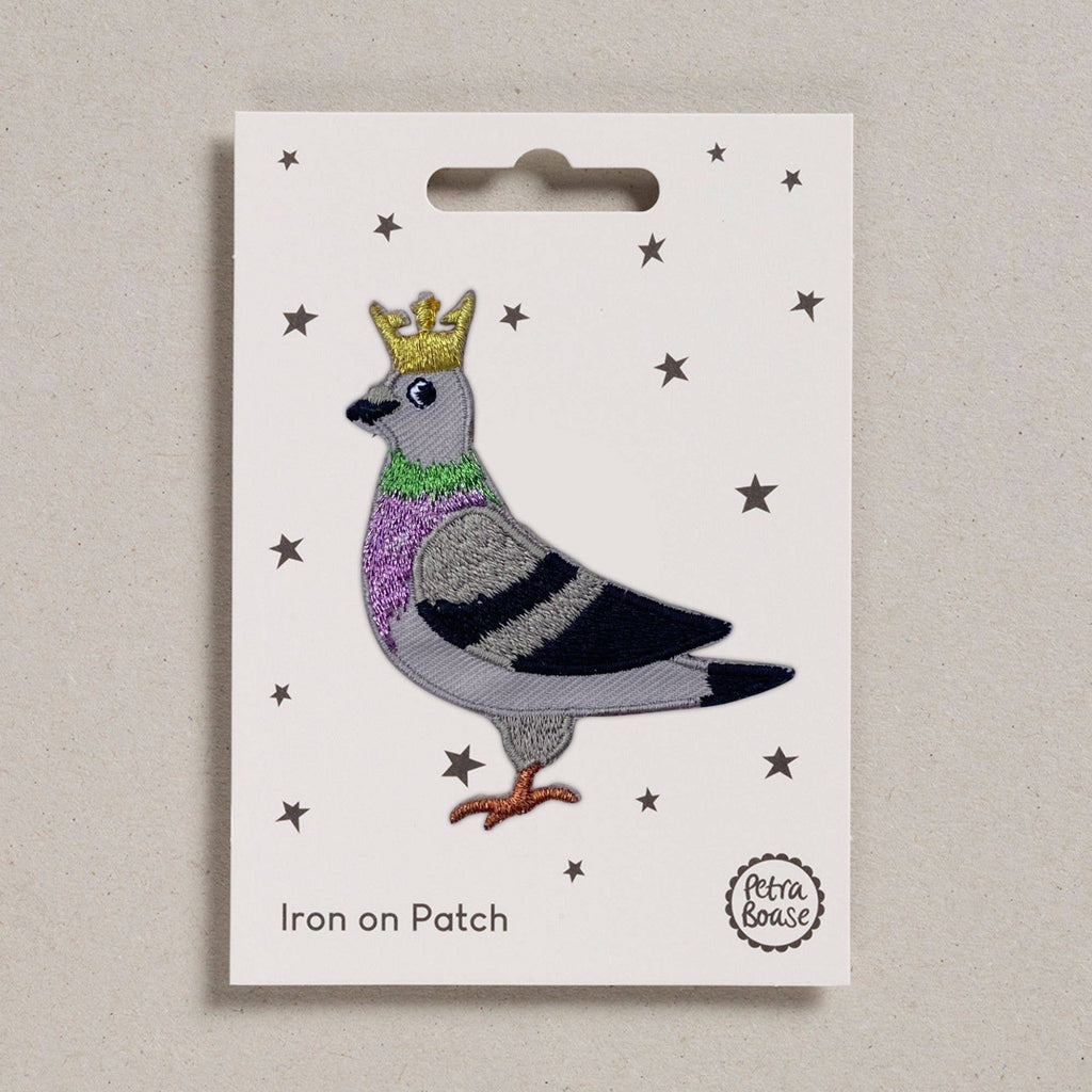 Pigeon Iron-On Embroidered Patch