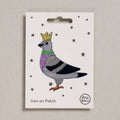 Pigeon Iron-On Embroidered Patch