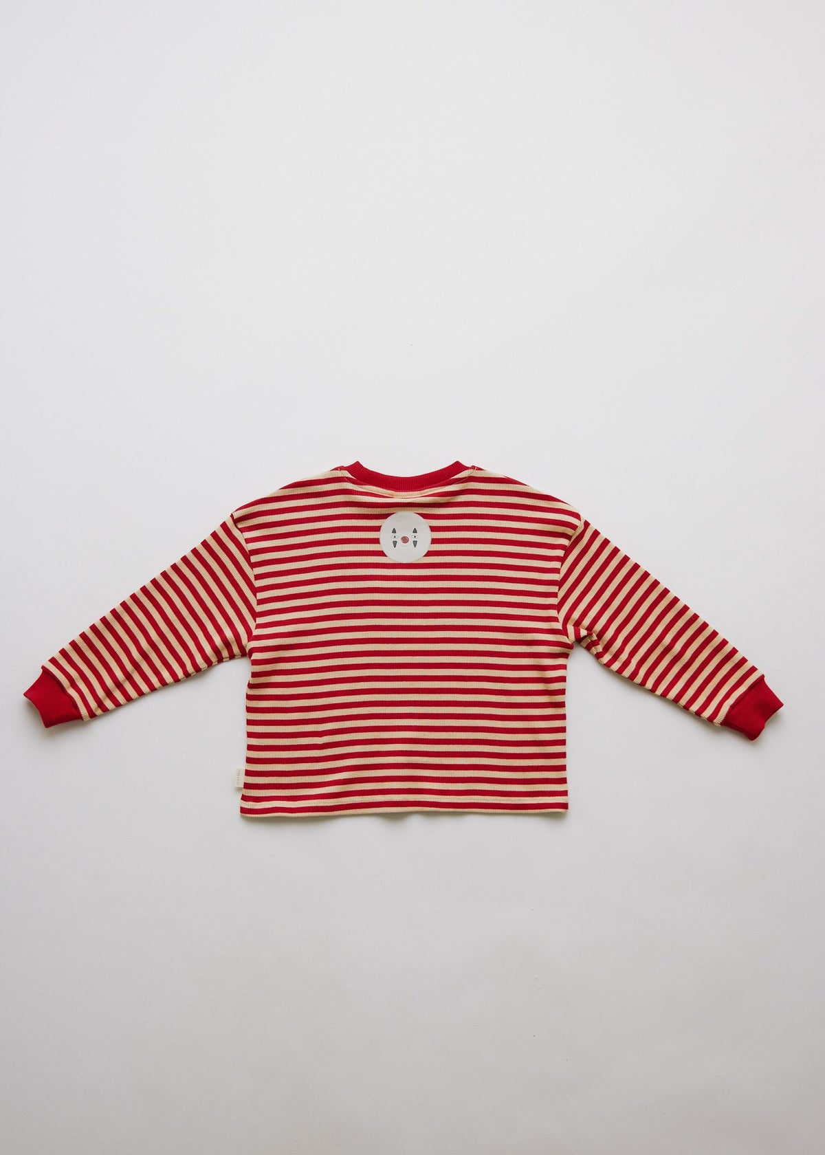 Claude & Co Jamie Crimson Stripe Long Sleeve Tee
