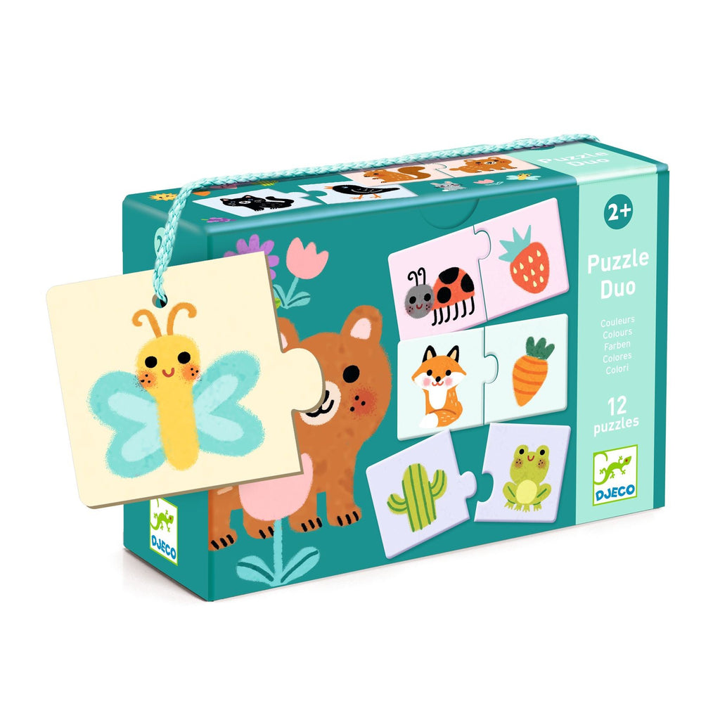 Djeco 12 Duo Puzzles - Colours