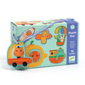 Djeco 10 Duo Puzzles - Vehicles