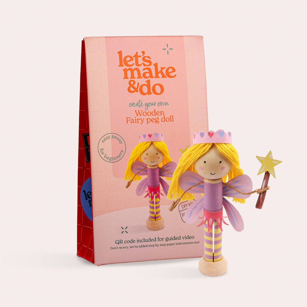 Make Your Own Fairy Craft Kit - Wooden Painting Gift Set