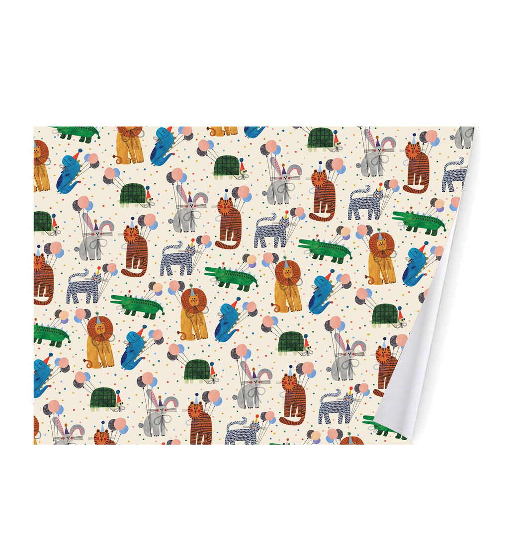WRAPPING PAPER Party Animals
