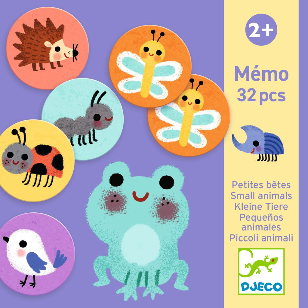 Djeco Memory Game With Small Animals Multi