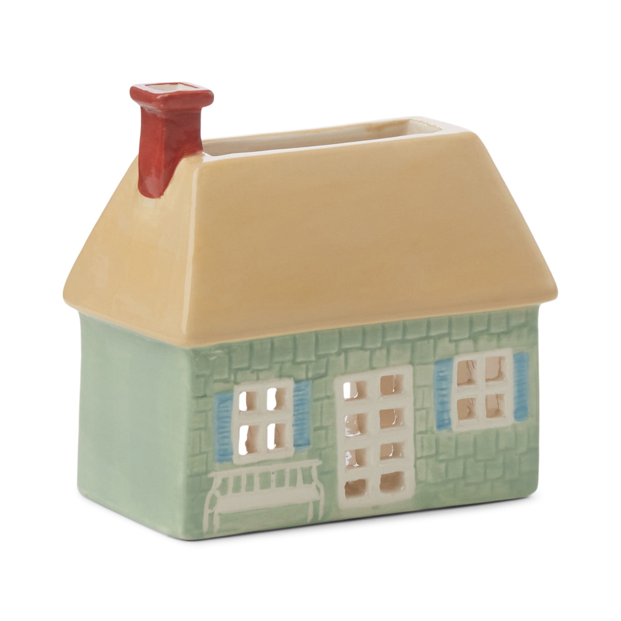 Paddywax No. 04 English Cottage Style Incense & Tea Light Holder (1 Tea Light & 20 Incense Cones)