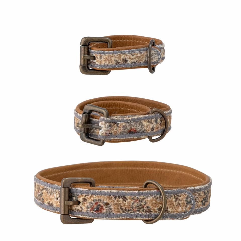 Bloomingville - Imola Dog Collar, Blue, Cotton