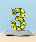 Snake 3rd Birthday Card