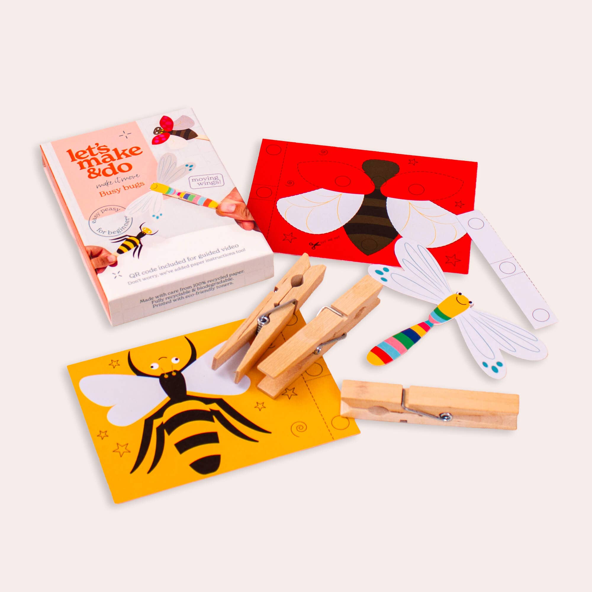 Make It Move - Busy Bugs Craft Kit for Kids