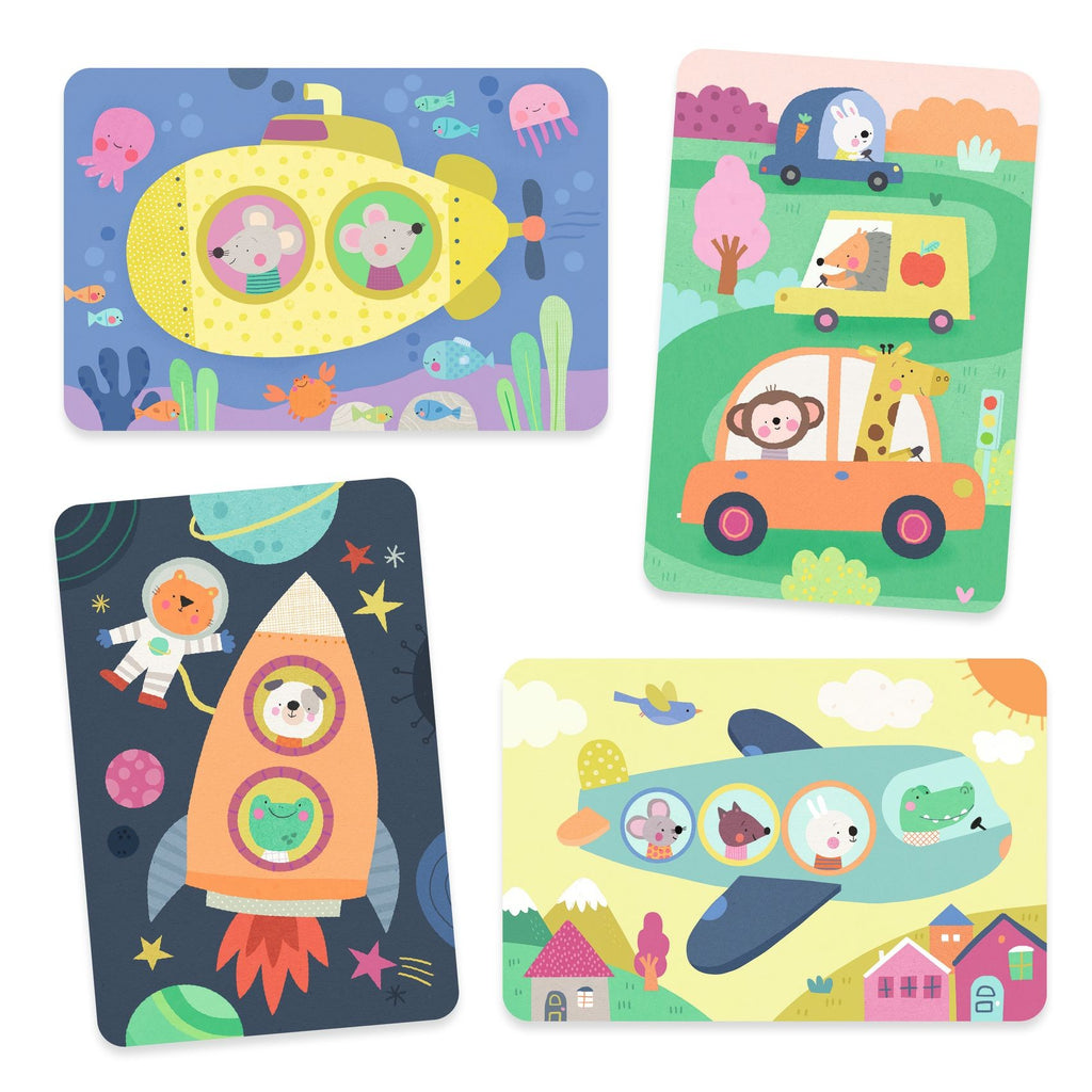Djeco Magic Water Colouring Boards - On The Road