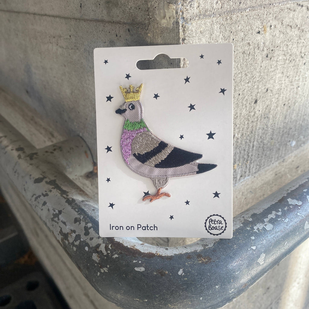 Pigeon Iron-On Embroidered Patch