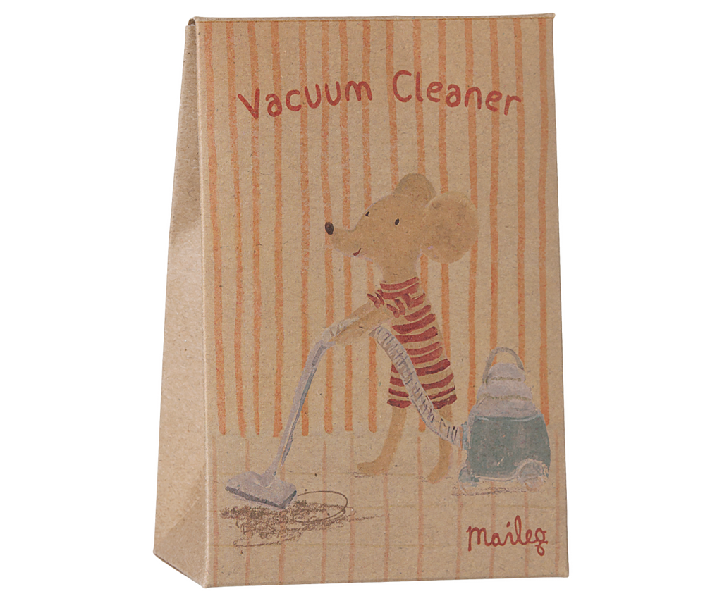 Maileg Vacuum cleaner, Mouse - Dark mint