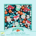 Djeco Wooden Beads - Small Animals