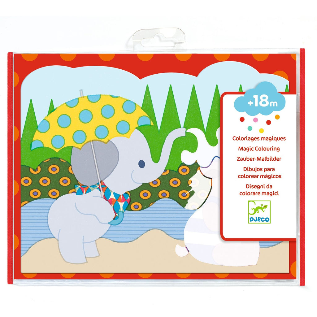 Djeco Magic Colouring Set - Hidden Outside