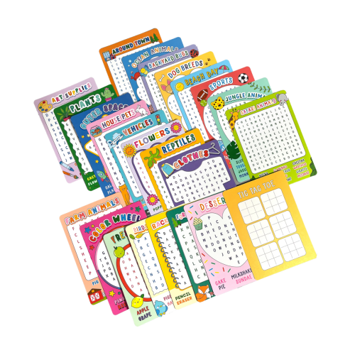 Ooly Activity Cards - Word Search Set of 24