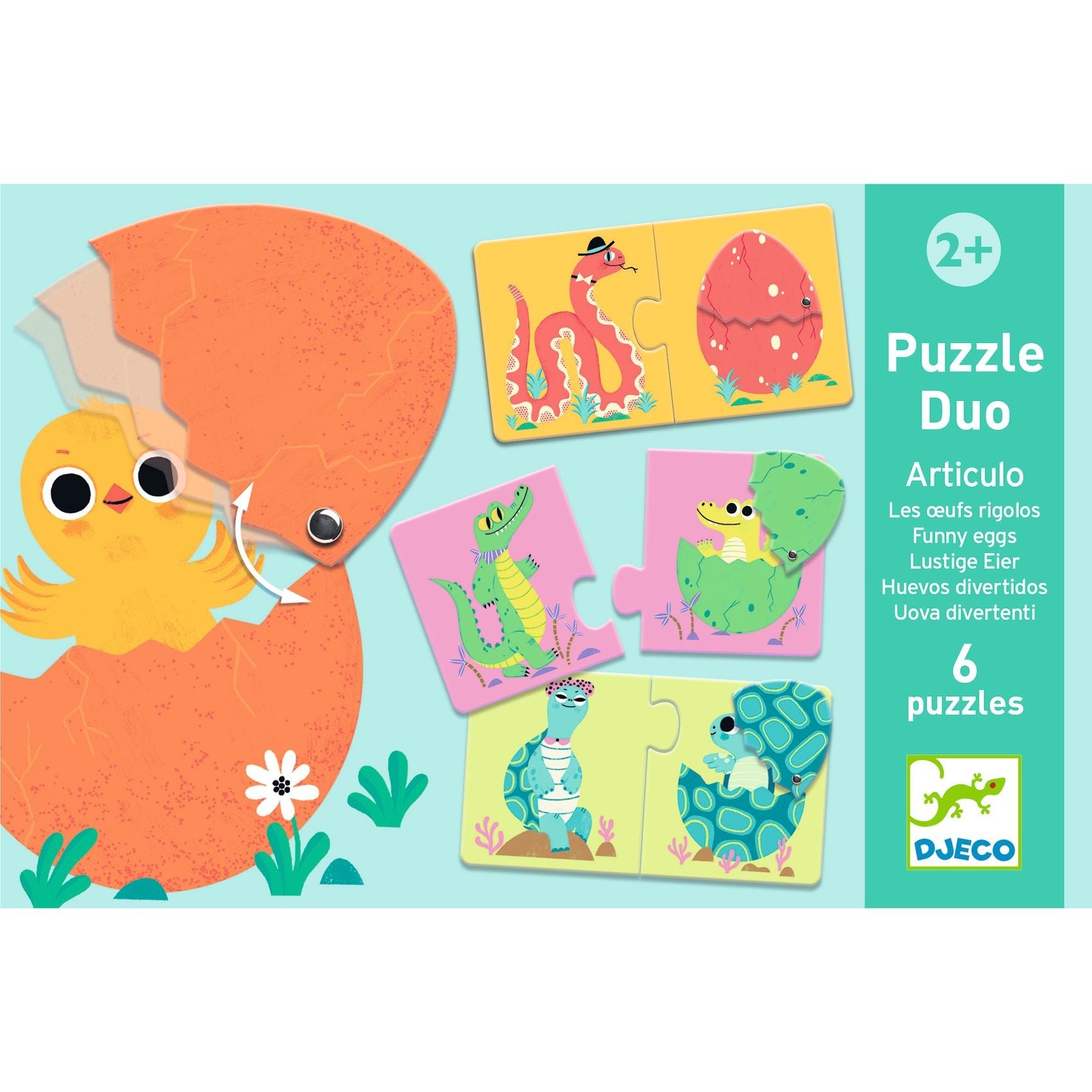 Djeco First Puzzle - Duo Articulo In The Egg