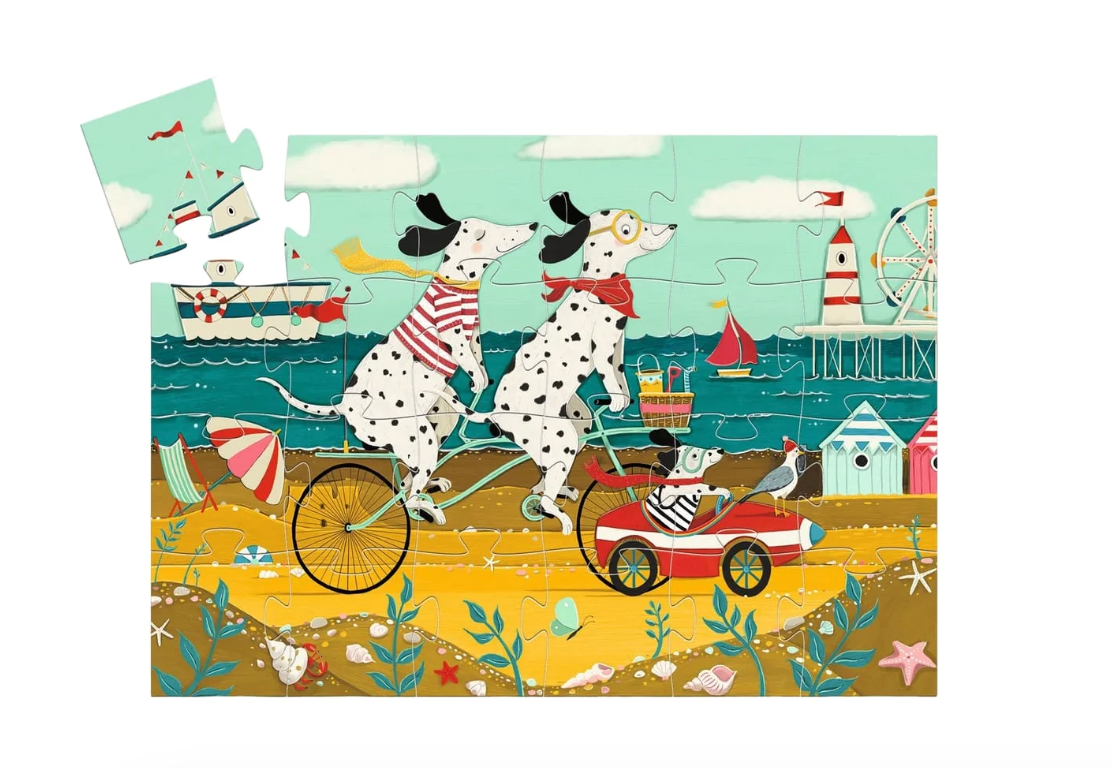 Djeco Silhouette 24 Piece Puzzle - Ollie The Dalmatian
